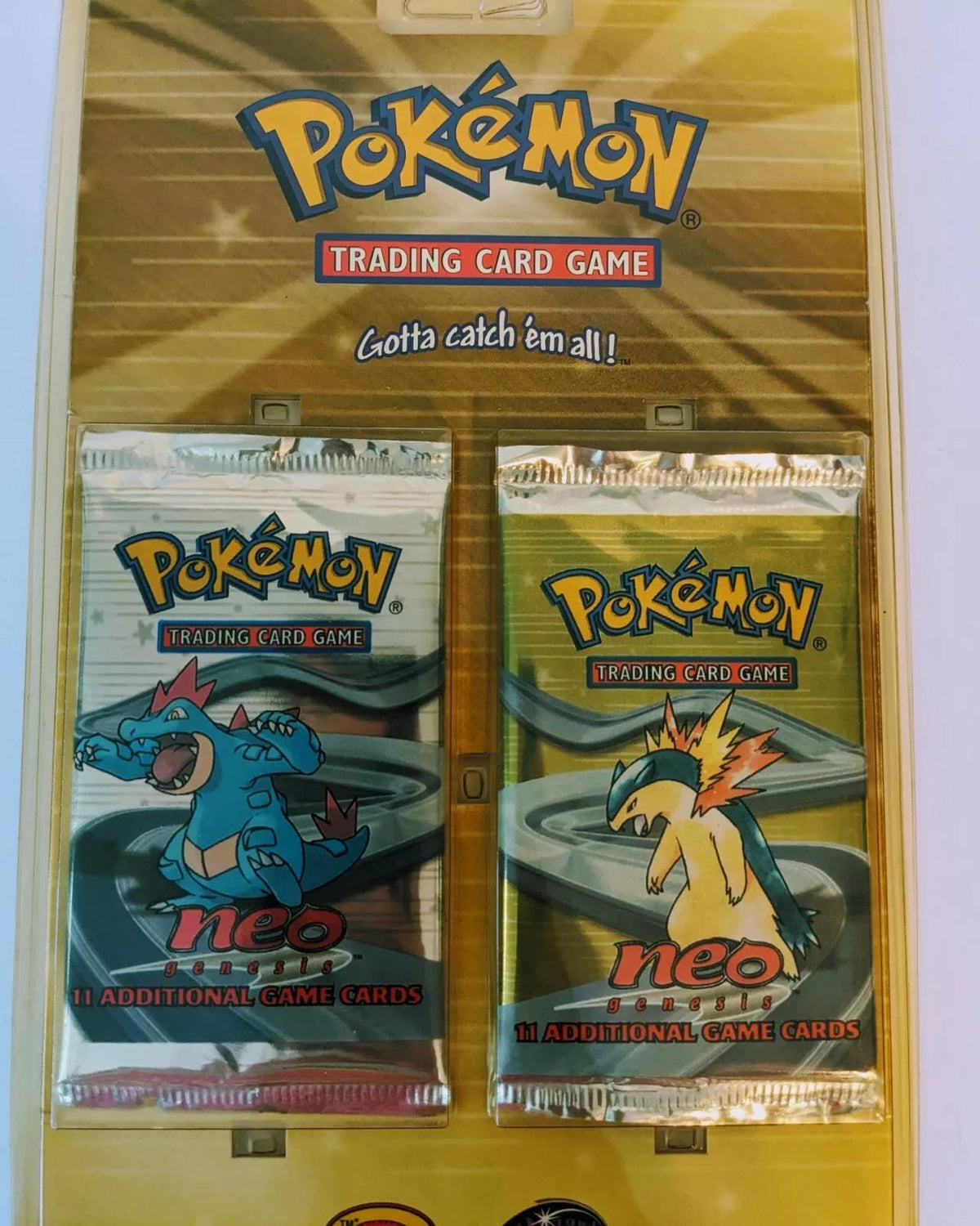 Pokemon English Neo Genesis 2 Pack Blister Art Set LIVE OPENING
