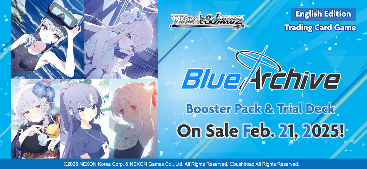 Weiss Schwarz English Blue Archive Booster LIVE OPENING