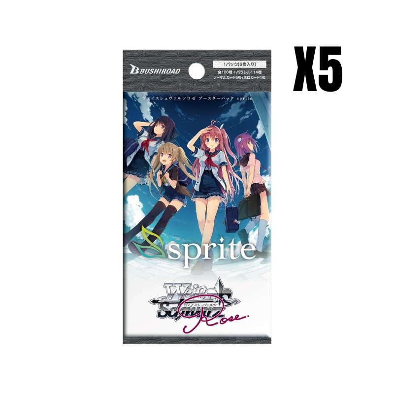 Weiss Schwarz Japanese Rose Sprite Booster Box CARDS LIVE OPENING