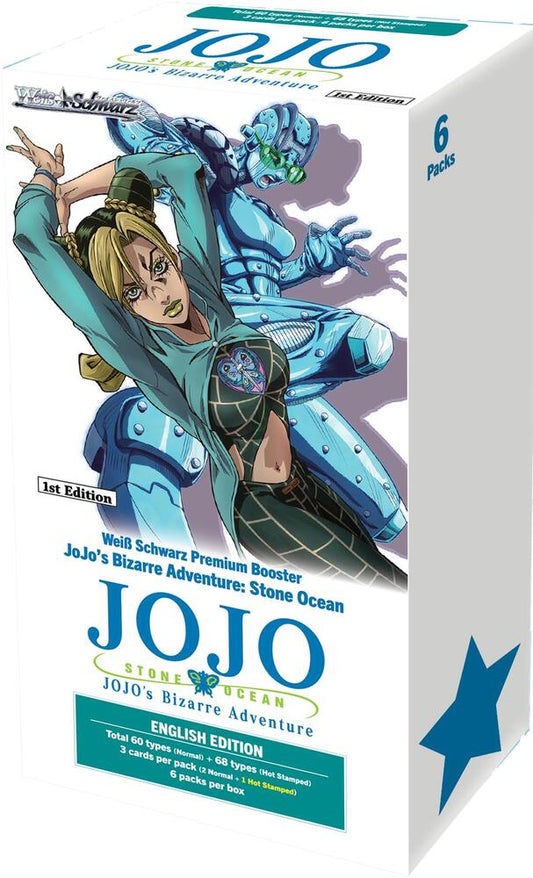 Weiss Schwarz English JoJo's Bizarre Adventure: Stone Ocean Premium Booster Box LIVE OPENING