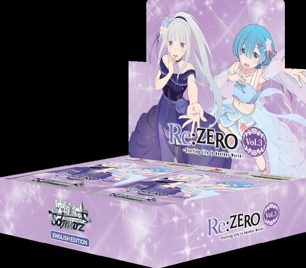 Weiss Schwarz English RE:Zero Starting Life in another world Vol. 3 Booster Box LIVE OPENING